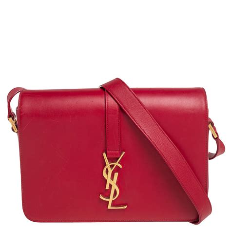 ysl universite bag red|Saint Laurent Medium Classic Monogram Université Bag .